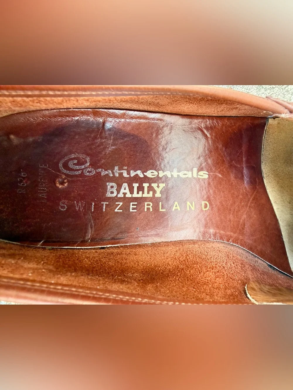 Vintage Bally Continentals Laurence Swiss Made Leather Loafers Mens 10 M